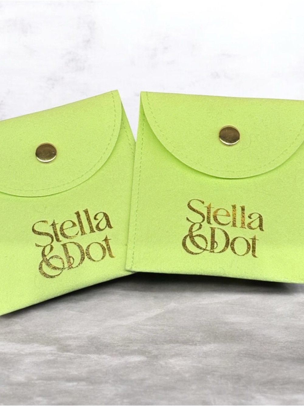 Stella & Dot Gold Crystal Pavé hoops and mini Hoop set Earrings - Picture 4 of 5